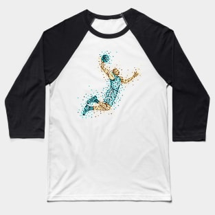 Basketball dunk Baseball T-Shirt